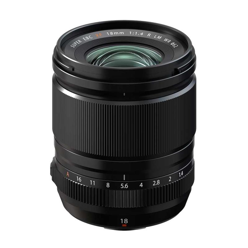 【中古】富士フイルム(FUJIFILM) X 取り替えっこ水晶体 フジノン 単興味の中心 広角 大差しわたし 18粍 F1.4 防塵防滴耐低温 直線的原動機(静音) 絞り輪っか F XF18MMF1.4 R LM WR 黒いこと