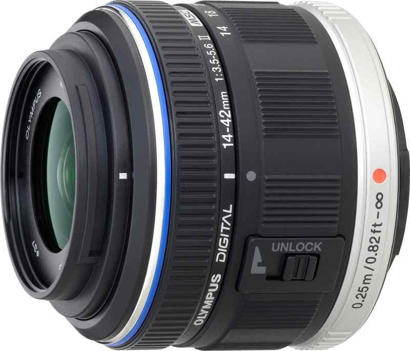 【中古】OLYMPUS 標準ズームレンズ M.ZUIKO DIGITAL ブラック 14-42mm F3.5-5.6 II ブラック カメラ 中古 人気 おすすめ 高画質