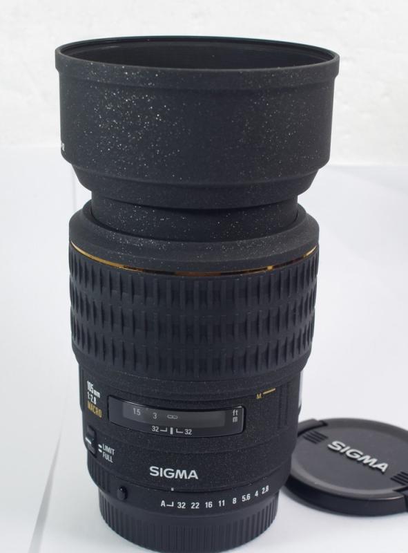 【中古】シグマ 105mm F2.8 EX DG MACRO ペンタックス用
