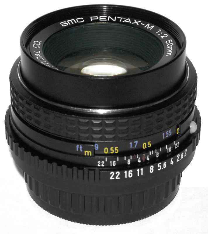 【中古】Pentax smc M F / 2 F / 2.0 50 粍