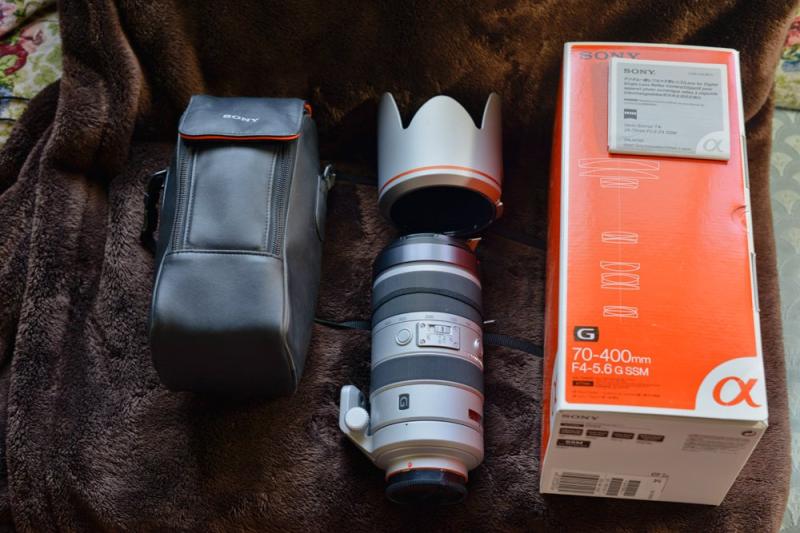 【中古】Sony sal70400g 70 ? 400 粍 f / 4 ? 5.6 G SSM水晶体