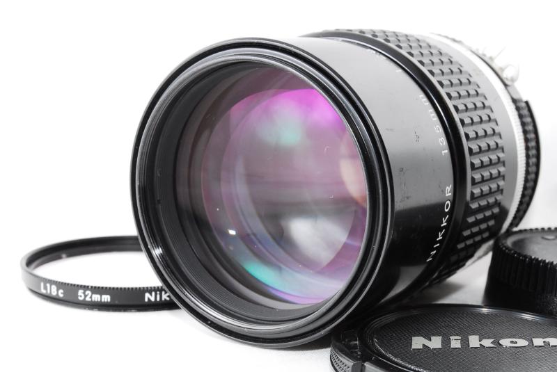 【中古】Nikon ニコン Ai-S NIKKOR 135粍 F2.8 写真機 中古 一般受け おすすめ 高画質