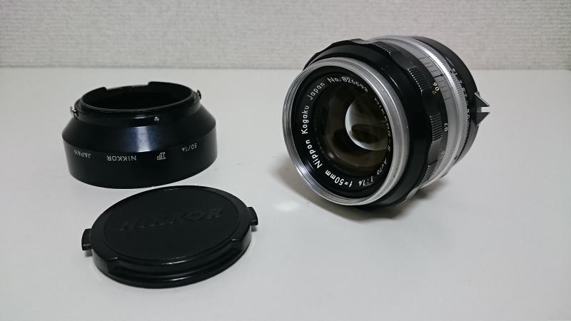 【中古】Nikon MF水晶体 NIKKOR-S Auto 50粍 F1.4