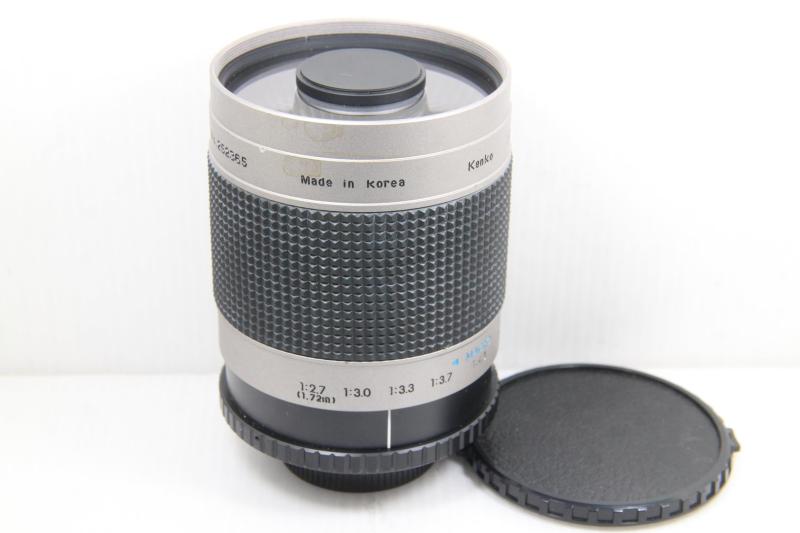 【中古】Kenko デジタル写真機用超望遠水晶体 銀鏡水晶体500粍 F8