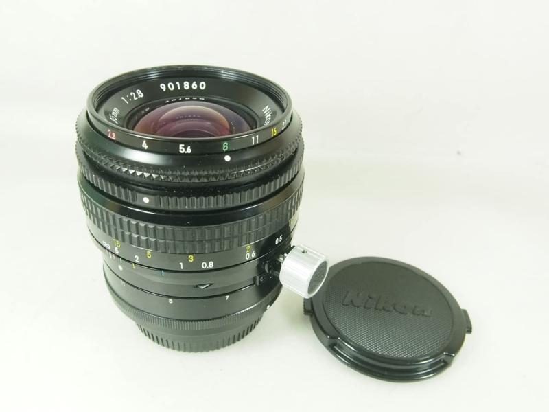 【中古】Nikon MF水晶体 マイコン-NIKKOR 35粍 F2.8