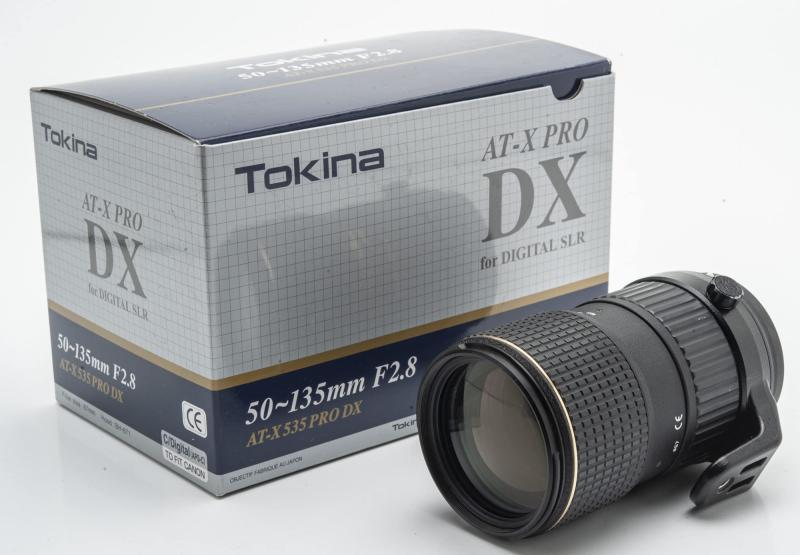 【中古】Tokina 望遠望遠レンズ AT-X 535 PRO DX 50-135粍 F2.8 (IF) キヤノン用 APS-C相応う