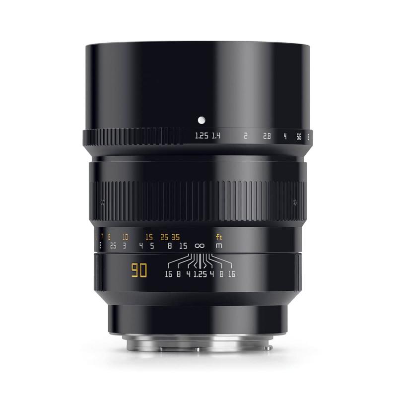 【中古】TTArtisan 90粍 f/1.25 RFマウント EOS-R 黒いこと 水晶体 銘匠光学 2年