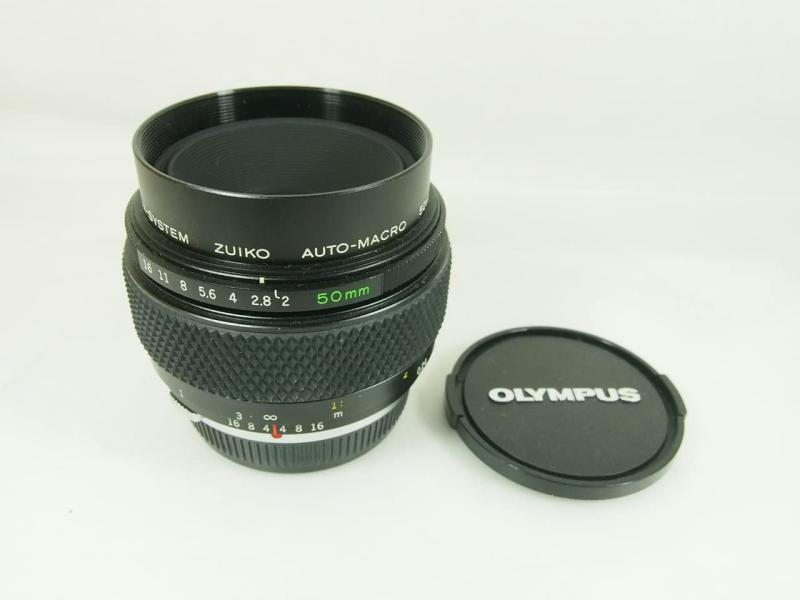 【中古】Olympus MF水晶体 OM 50粍 F2 Macro