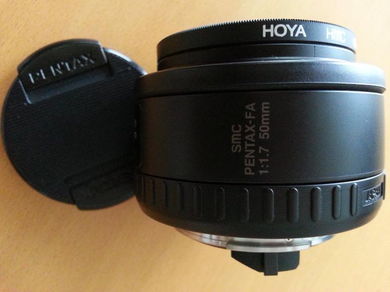 【中古】Pentax SMCP-FA 50粍 f/1.7 水晶体。
