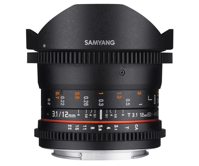 【中古】SAMYANG 動画用単焦点魚眼レンズ VDSLR 8mm T3.1 II フジフイルム X用 APS-C用｜カメラFanks-PROShop2nd店