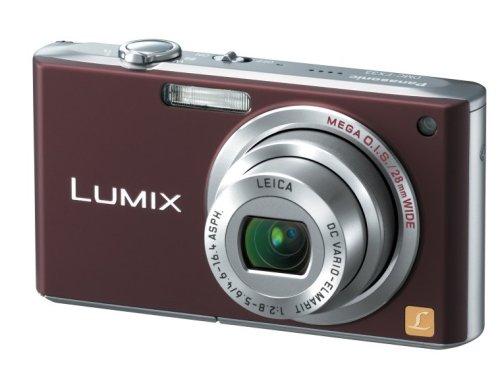 【中古】パナソニック デジタルカメラ LUMIX (ルミックス) ショコラブラウン DMC-FX33-T