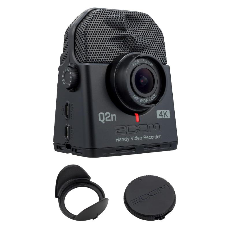 【中古】ZOOM ズーム Q2n-4K 4Kビデオカメラ ミュージックレコーダー ライブ配信 演奏動画 撮影 XYステレオマイク搭載 3年