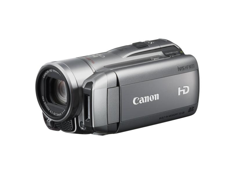 【中古】Canon フルハイビジョンビデオカメラ iVIS HF M31 シルバー IVISHFM31 (内蔵メモリ32GB)