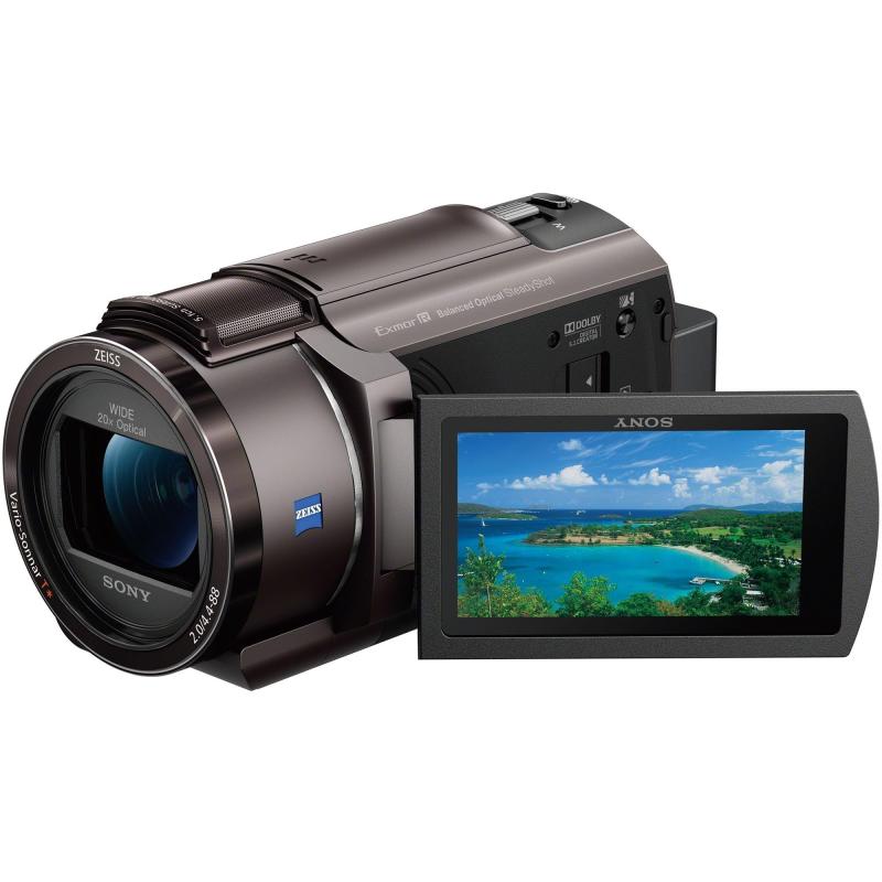 【中古】SONY テレビカメラ FDR-AX40 4K 64GB 光学20倍 ブロンズ赤銅色 Handycam FDR-AX40 TIC 写真機 中古 一般受け おすすめ 高画質