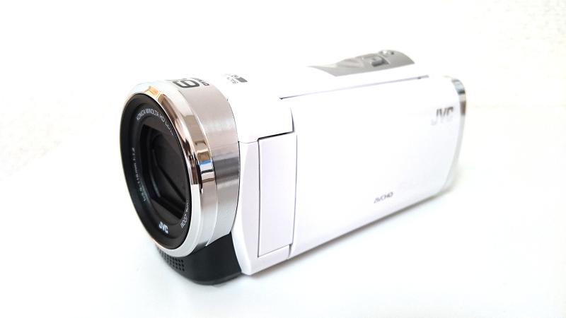 【中古】JVC 優勝者 テレビカメラ Everio エブリオ GZ-HM177-W