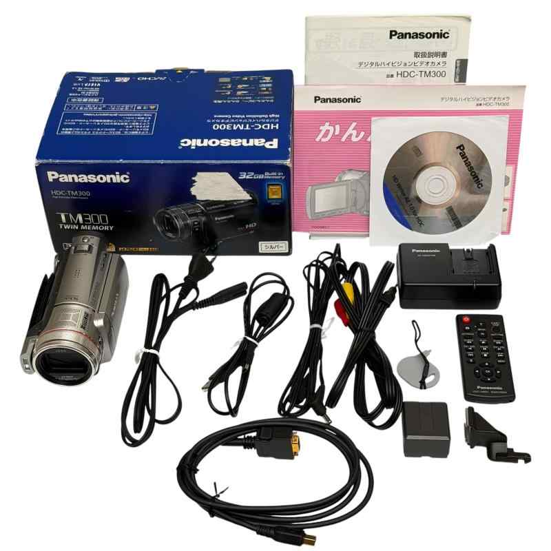 【中古】パナソニック デジタルハイビジョンビデオカメラ しろがね色 HDC-TM300-S