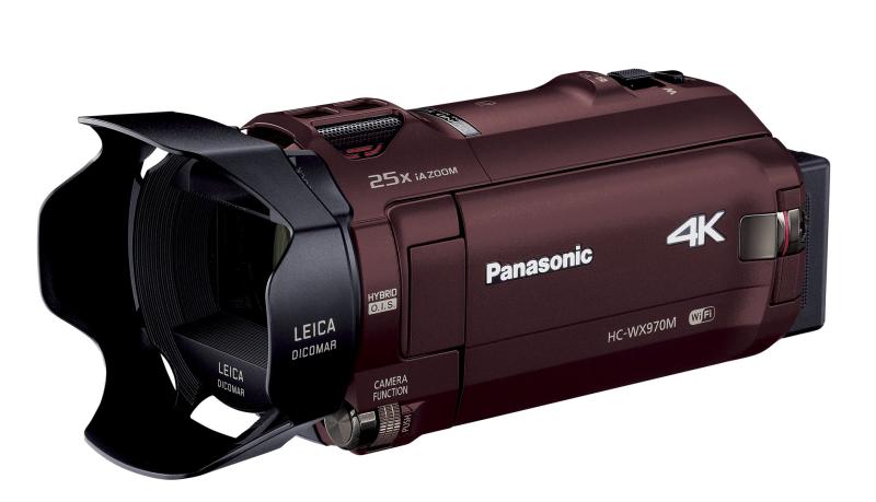 【中古】Panasonic デジタル4Kテレビカメラ 内蔵記憶装置64GB 赤銅色 HC-WX970M-T