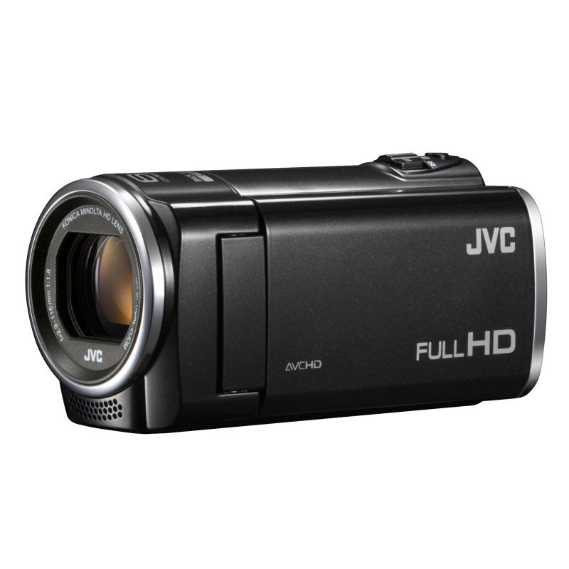 【中古】JVC Everio 8GB内蔵記憶装置 フルハイビジョンビデオカメラ GZ-E170-B