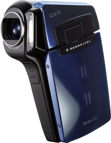 【中古】三洋電機 デジタルムービーカメラ「xacti」 DMX-CG6(ネイビー) DMX-CG6(L) カメラ 中古 人気 おすすめ 高画質|カメラFanks-PROShop2nd店