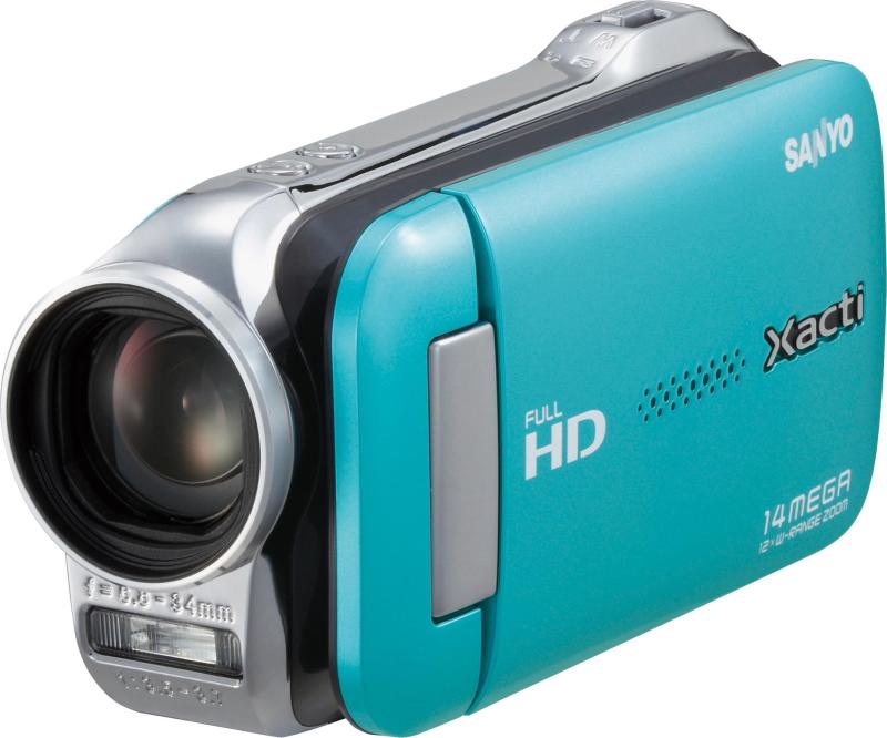 【中古】SANYO デジタルムービーカメラ Xacti GH1 青碧 DMX-GH1(L)
