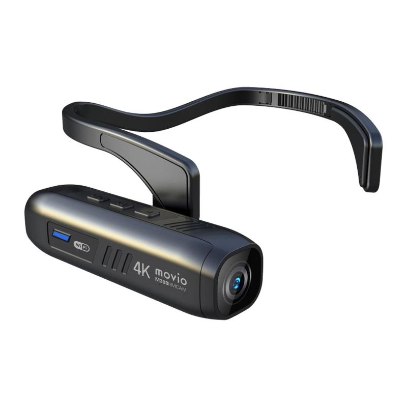 【中古】movio wifi役立つこと積み上げる 4K Ultra 固定ディスク ヘッドマウントカメラ M308HMCAM 写真機 中古 一般受け おすすめ 高画質