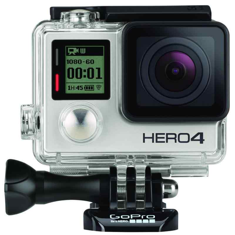 【中古】 GoPro ウェアラブルカメラ HERO4 しろがね色～版 冒険 2.7K30/1080p60 CHDHY-401-JP