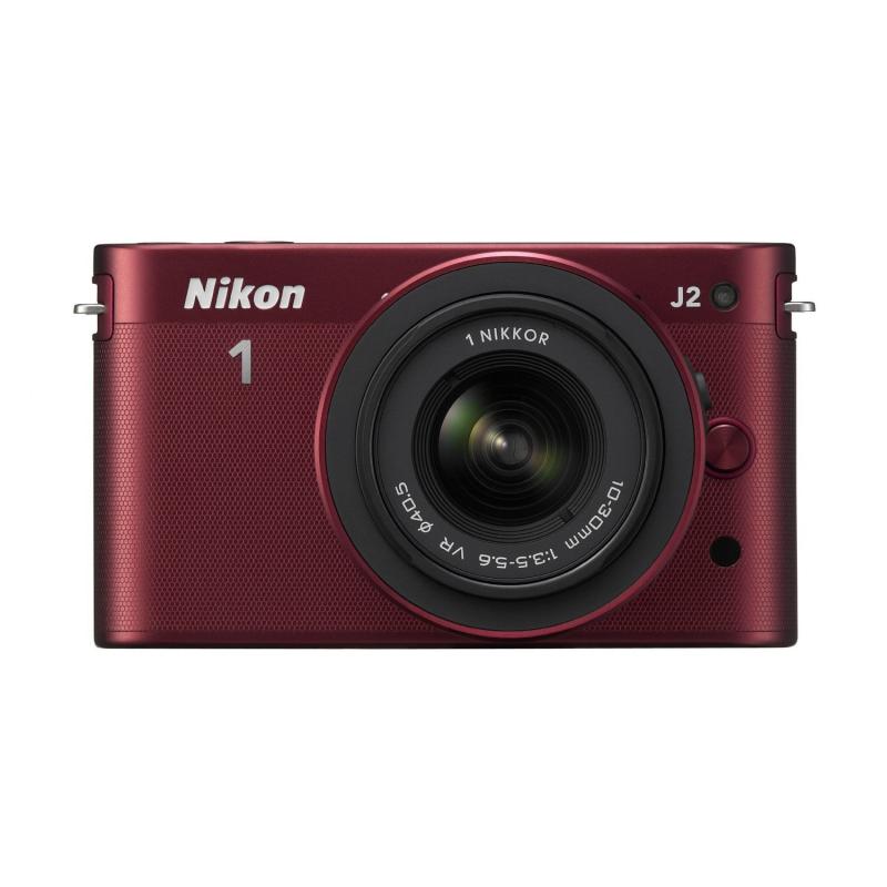 【中古】Nikon ミラーレス一眼カメラ Nikon 1 レッド (ニコンワン) J2 標準ズームレンズキット レッド N1J2HLKRD カメラ 中古 人気 おすすめ 高画質