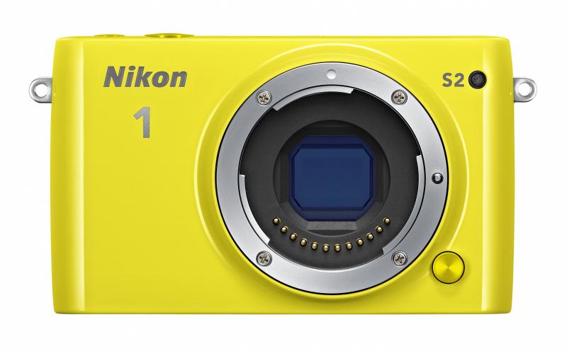 【中古】Nikon 鏡鑑受け答え一眼 Nikon1 S2 標準尺度パワーズームレンズキット 黄色 S2PLKYW