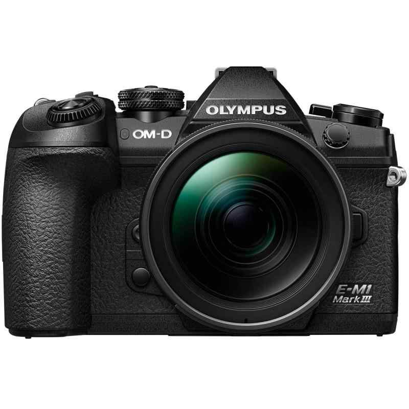 【中古】OM SYSTEM OLYMPUS OM-D 黒いこと E-M1 Mark III 黒いこと上半身 M.Zuiko Digital ED 12-40粍 F2.8 PRO水晶体付き添い人 写真機 中古 一般受け おすすめ 高画質