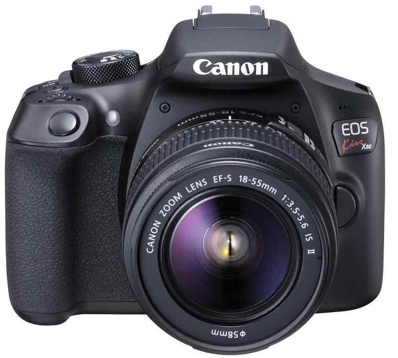 【中古】【整備済み品】 Canon デジタル一眼レフカメラ EOS Kiss X80 レンズキット EF-S18-55mm F3.5-5.6 IS II 付属 EOSKISSX801855IS2LK (整備済み品)｜カメラFanks-PROShop2nd店