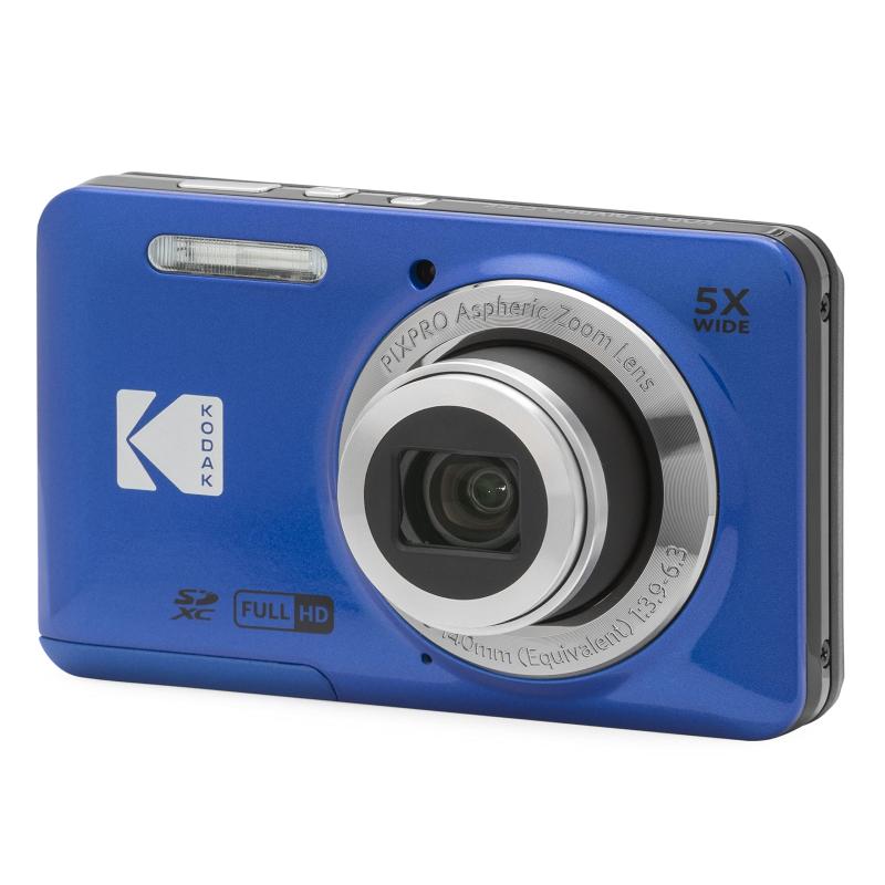 【中古】(コダック) PIXPRO 使い分かりやすい 望遠レンズ 青碧 FZ55-BL 16MP デジタル写真機 光学5倍望遠レンズ 広角 28粍 2.7in液晶画面 (青碧) 写真機 一眼一眼レフ 銀鏡受け答え 水晶体 中古 一般受け おすすめ 高画質