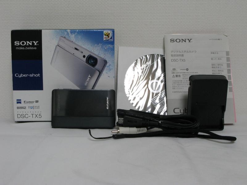 【中古】ソニー デジタル写真機 Cybershot TX5 黒いこと (1020万絵素CMOS/光学x4/黒いこと) DSC-TX5/B 写真機 一眼一眼レフ 銀鏡受け答え 水晶体 中古 一般受け おすすめ 高画質