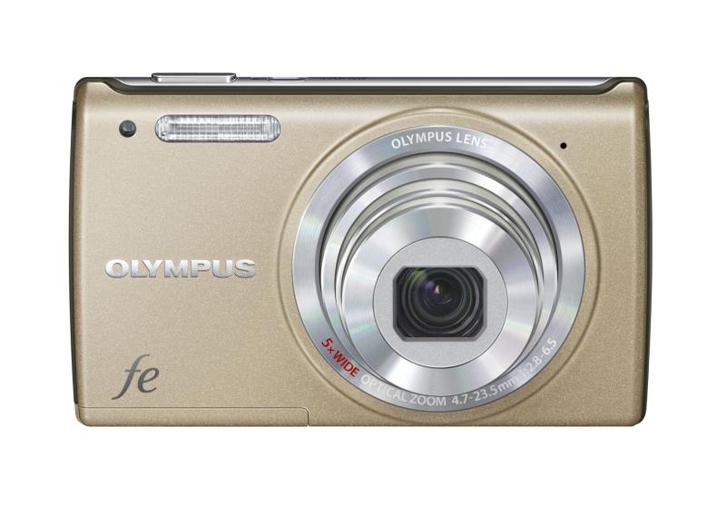 【中古】OLYMPUS デジタル写真機 FE-5050 ゴールド 光学5倍望遠レンズ FE-5050 GLD