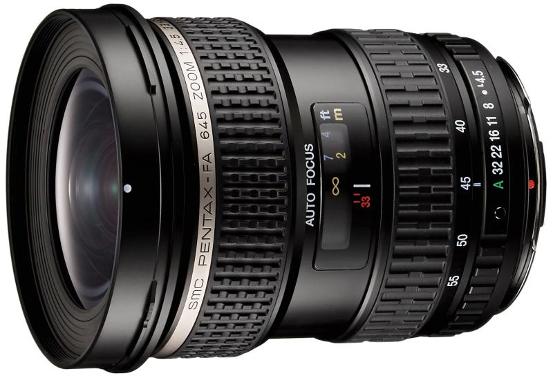 【中古】PENTAX 広角~標準尺度望遠レンズ FA645 33-55mmF4.5AL 645マウント 645大きさ・645Z大きさ 26805