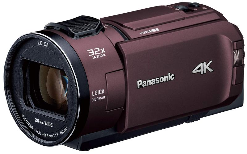 【中古】パナソニック 4K テレビカメラ WZX2M 64GB ワイプ撮り 光学24倍望遠レンズ ココア赤銅色 HC-WZX2M-T