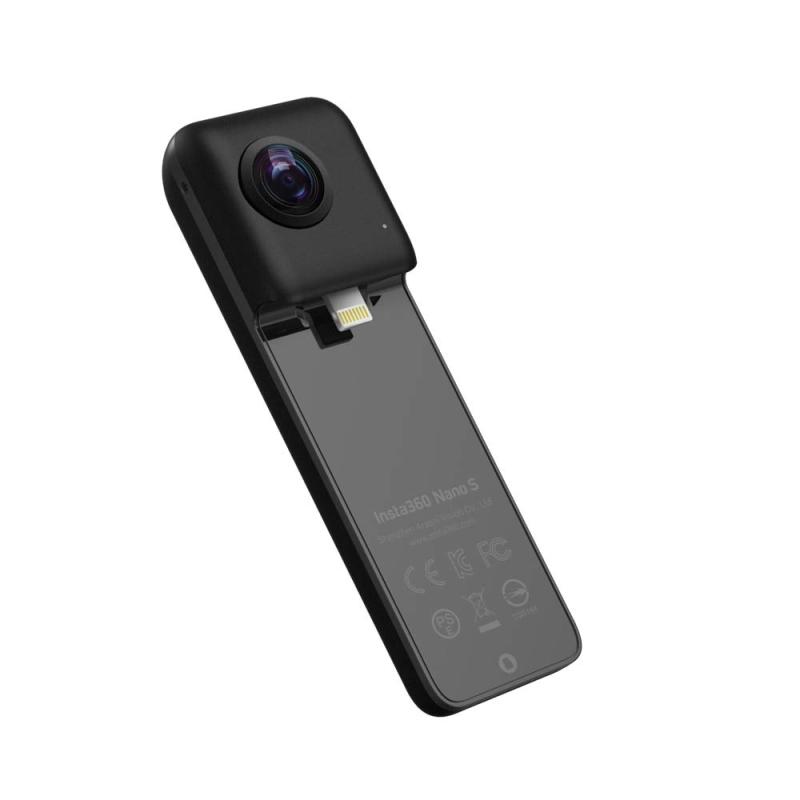 【中古】Insta360 NanoS 360 VR写真機, 4K解像力 20MP活動写真 相応う機種iPhone 6/7/8/X つづき物, iOS 9.0以上 写真機 中古 一般受け おすすめ 高画質