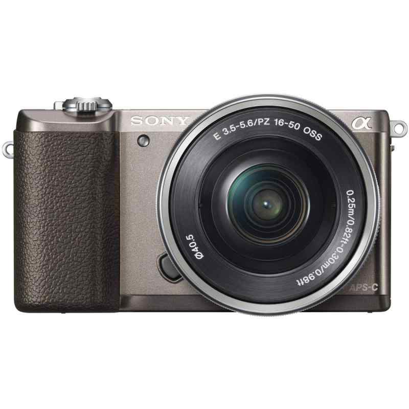 【中古】SONY(ソニー) 鏡鑑受け答え一眼 α5100 パワーズームレンズキット E PZ 16-50粍 F3.5-5.6 OSS嘱する 赤銅色 ILCE-5100L-T