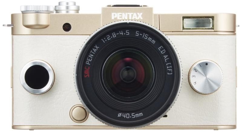 【中古】PENTAX 銀鏡受け答え一眼 Q-S1 望遠レンズ一揃いの道具 [判定基準望遠レンズ 02 STANDARD ZOOM] ゴールド 06239