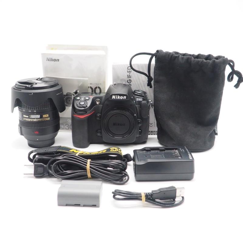 【中古】Nikon デジタル一眼レフカメラ D300 AF-S DX18-200 Gレンズキット|カメラFanks-PROShop2nd店