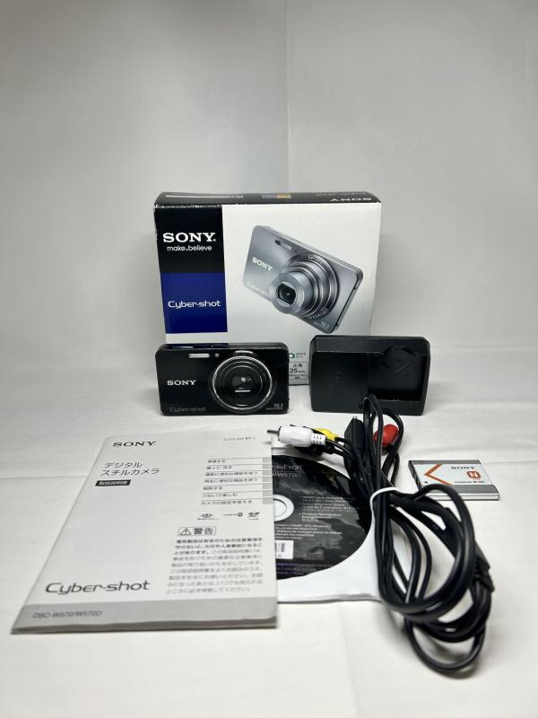 【中古】SONY デジタルカメラ Cyber-Shot(サイバーショット) W570 ブラック 1610万画素CCD 光学ｘ5 ブラック DSC-W570/B カメラ 中古 人気 おすすめ 高画質