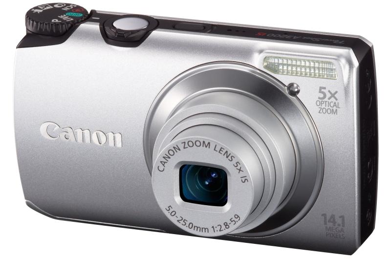 【中古】Canon デジタル写真機 PowerShot A3200 IS しろがね色 PSA3200IS(SL)