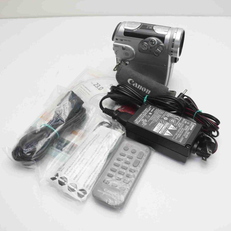 【中古】Canon ハイビジョンデジタルビデオカメラ iVIS (アイビス) HV10 グラナイトブラック IVISHV10(B)