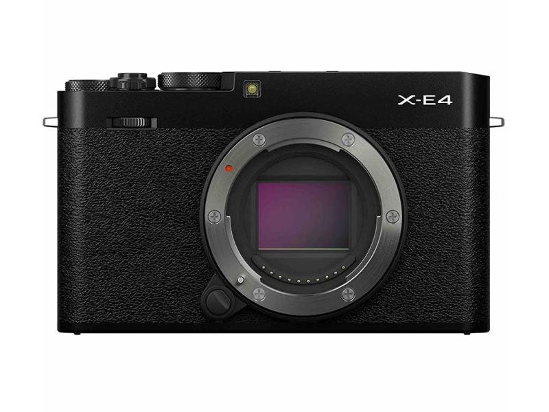 【中古】富士フイルム(FUJIFILM) 鏡鑑レスデジタルカメラ X-E4 上半身 黒いこと F X-E4-B