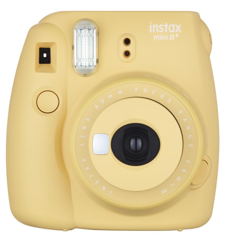 【中古】FUJIFILM インスタント写真機 チェキ instax mini8足し加える 接写水晶体・完全無欠ハンドストラップ付き添い人 お前さん INS MINI 8P HONEY