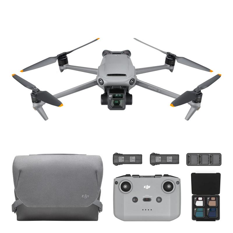 【中古】DJI Mavic 3 Fly Moreコンボ ドローン リモートID対応 4/3型CMOS Hasselbladカメラ搭載ドローン 5.1K動画 全方向障害物検知 飛行時間46分 伝送距離8 km DJI RC-N1送信機付属 予備バッテリー×|カメラFanks-PROShop2nd店