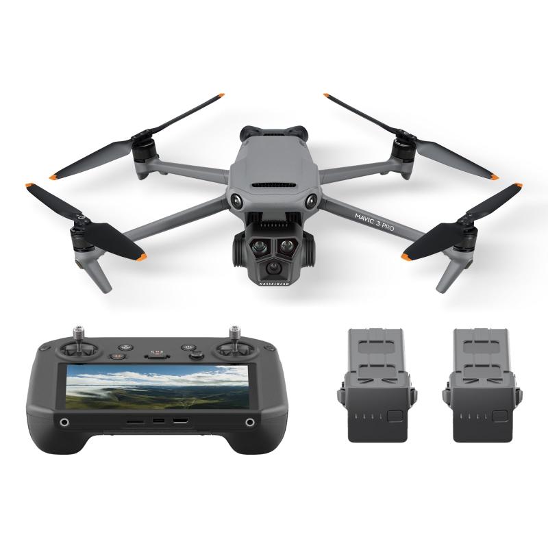 【中古】DJIドローン Mavic 3 Pro Fly Moreコンボ DJI RC Pro(高輝度スクリーン搭載) リモートID対応 4/3型CMOS Hasselbladカメラ インテリジェントフライトバッテリー3個 充電ハブ NDフィルターセット｜カメラFanks-PROShop2nd店