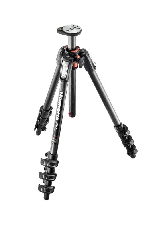 【中古】Manfrotto 190シリーズ プロ三脚 カーボン 4段 MT190CXPRO4 脚径24mm 最大耐荷重7kg 全伸高160cm 最低高8cm 自重1.6kg 軽量 コンパクト格納 高耐久性 プロ写真撮影｜カメラFanks-PROShop2nd店
