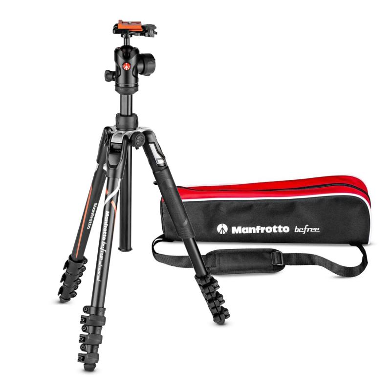【中古】マンフロット(Manfrotto) 三脚 Befreeアドバンス アルミ 4段 自由雲台 レバーロック式L三脚キット ソニーα7,α9専用クイックリリースプレート MKBFRLA-BH｜カメラFanks-PROShop2nd店