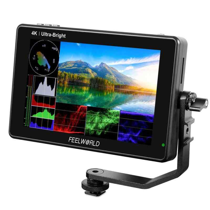 【中古】FEELWORLD LUT7S PRO 7インチ超高輝度2200nitsDSLRカメラフィールドモニター3DLUTタッチスクリーンHDR、波形F970外部電源およびインストールキット4K HDMI3G-SDI入力出力1920X1200IPSパネル｜カメラFanks-PROShop2nd店