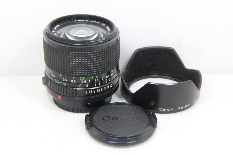 【中古】Canon MFレンズ NewFD 24mm F2|カメラFanks-PROShop2nd店